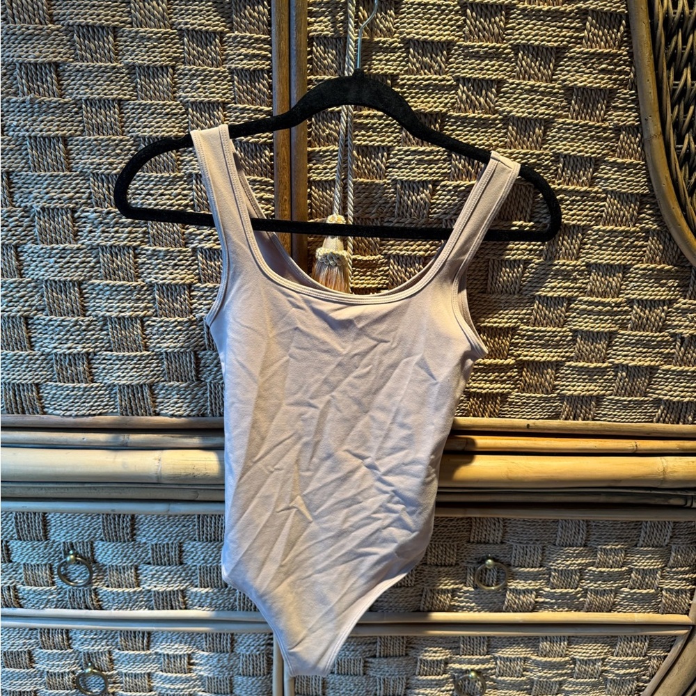 Tan Abercrombie Bodysuit